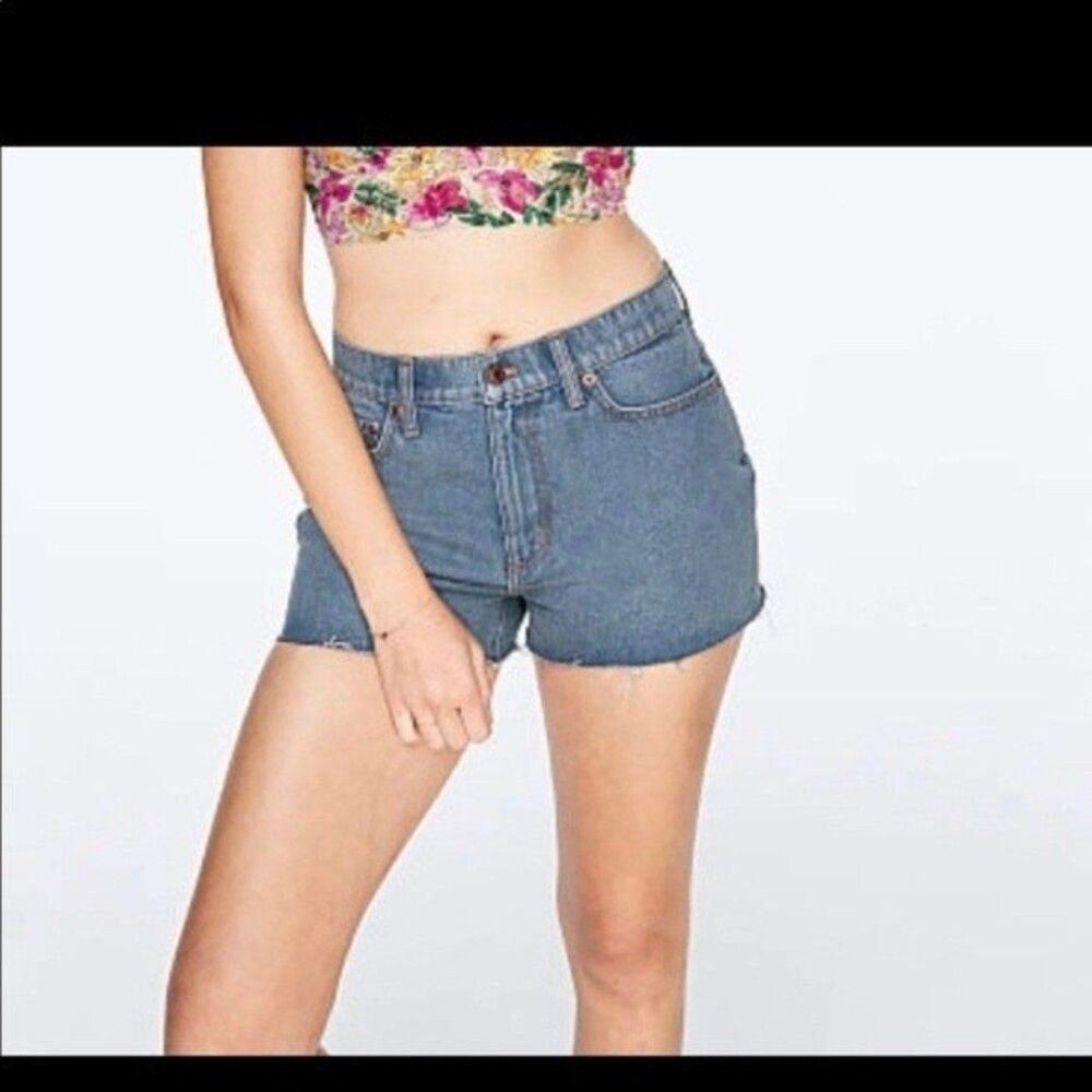 Victoria secret PINK HIGH WAIST DENIM SHORT sz 27
